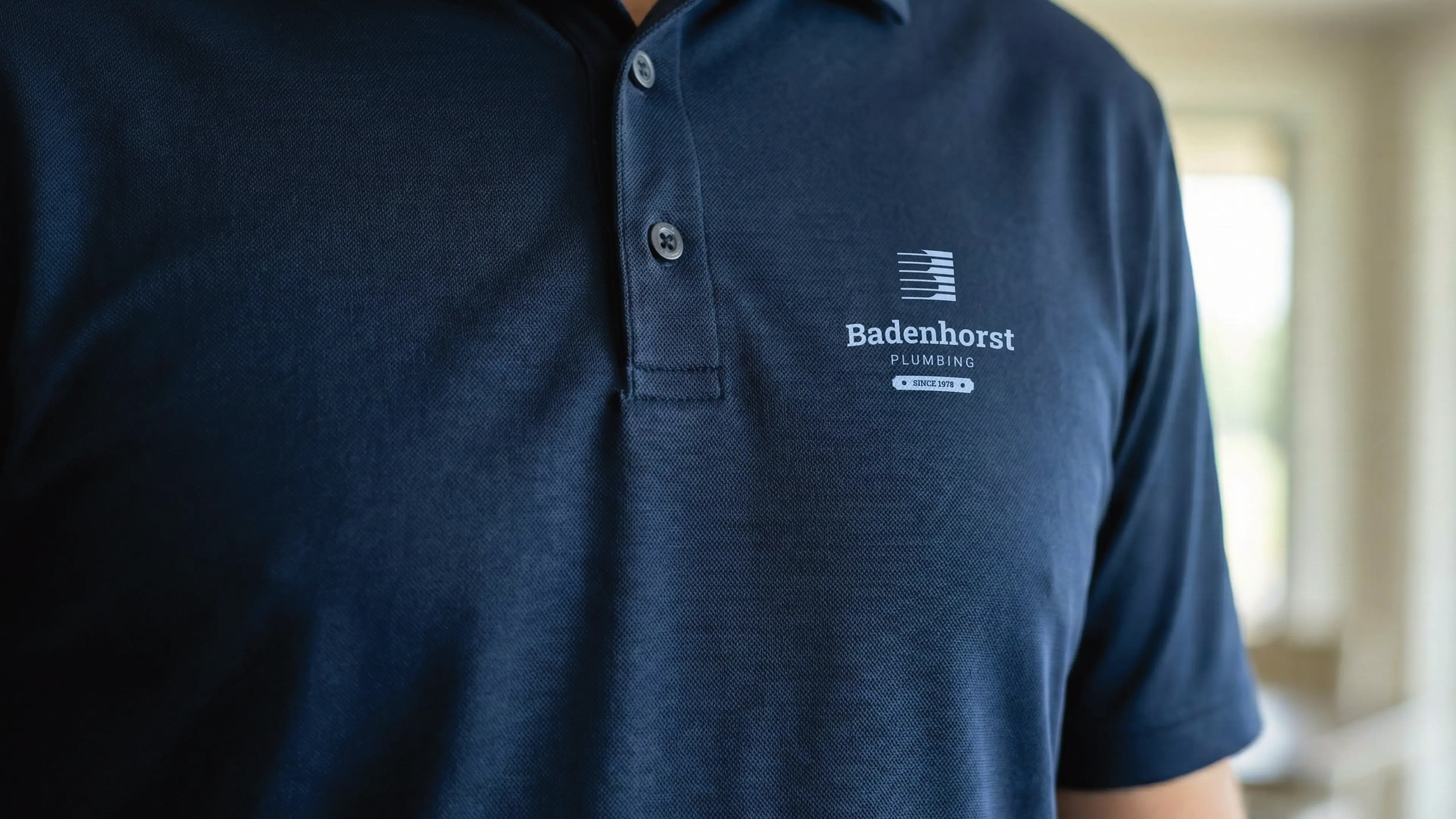 badenhorst-plumbing - 2nd Colour Mockup of logo design