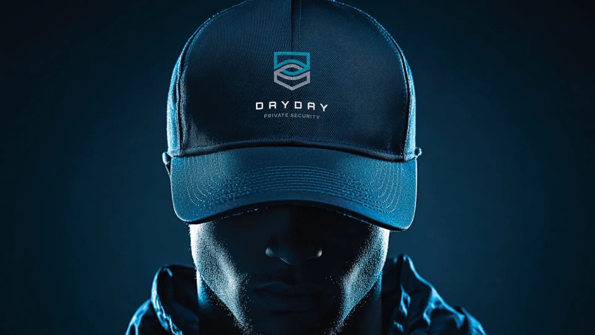 day-day-private-security - 3rd Monochrome Mockup of logo design
