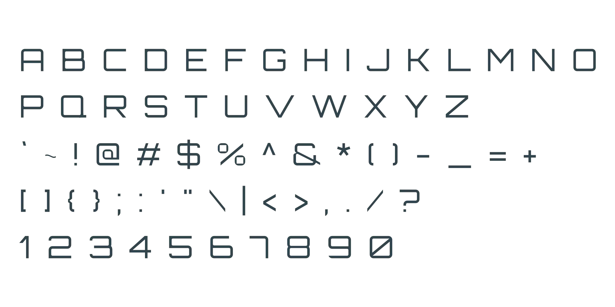 hi-nd-offroad - Primary Typeface