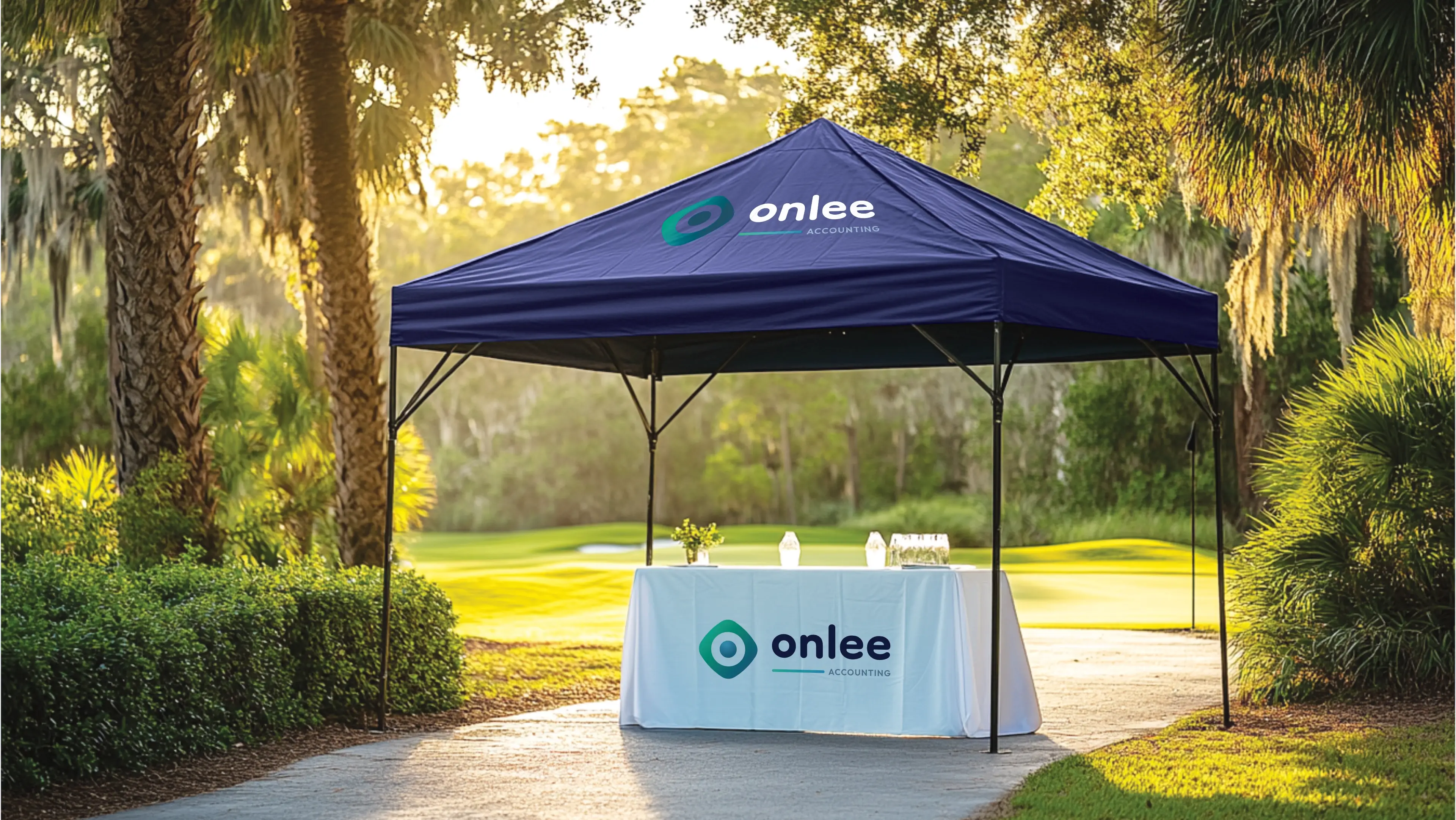 onlee-accounting - 3rd Monochrome Mockup of logo design