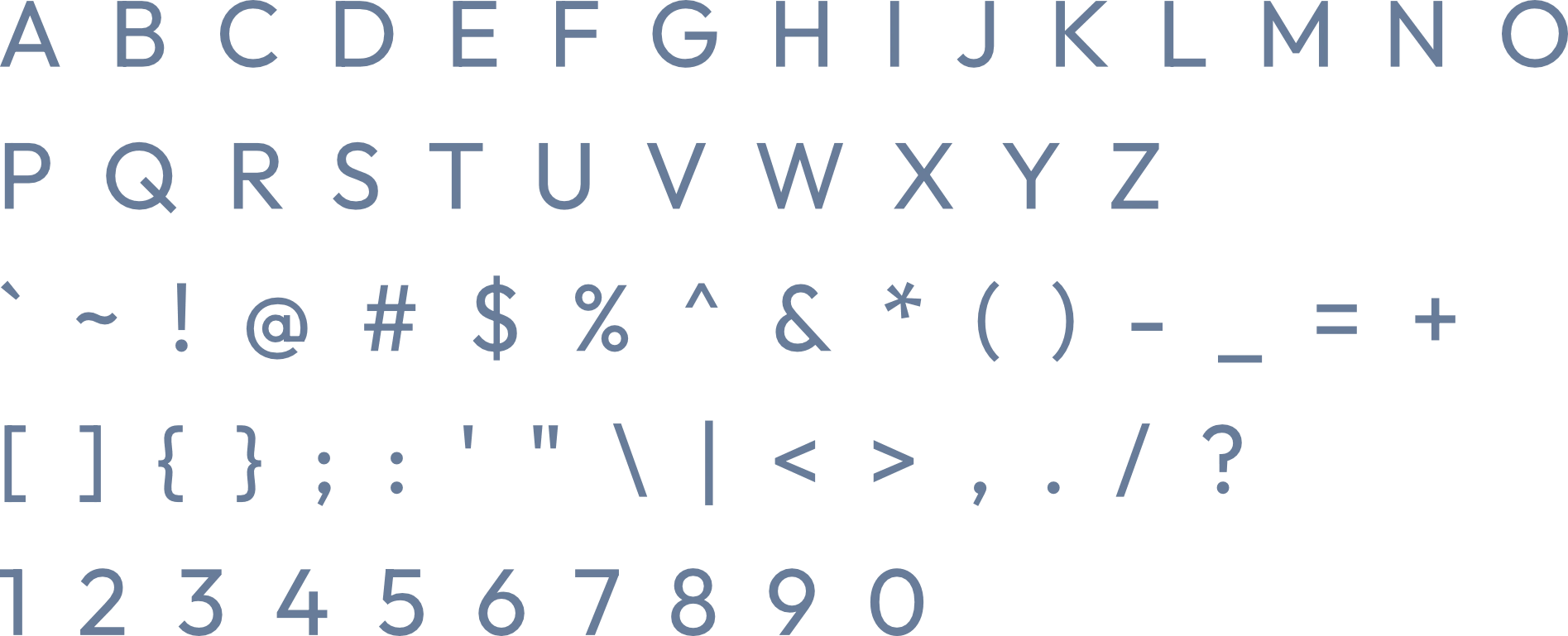 onlee-accounting - Secondary Typeface