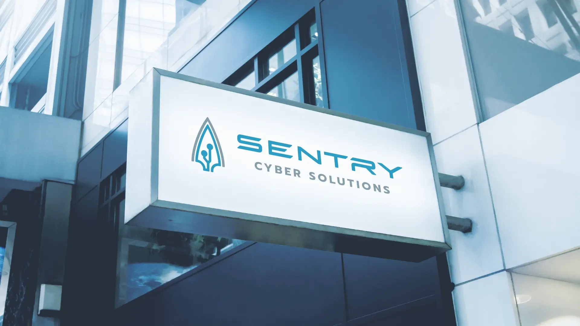 sentry-cyber-solutions - 2nd Colour Mockup of logo design