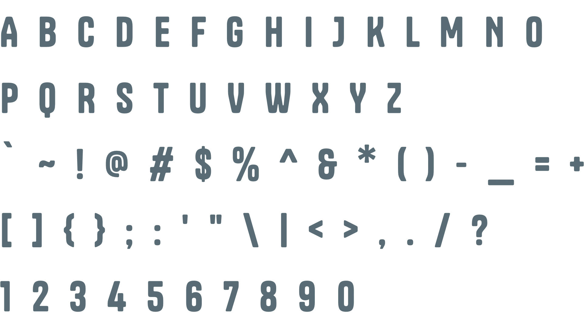 twenty-seven - Primary Typeface
