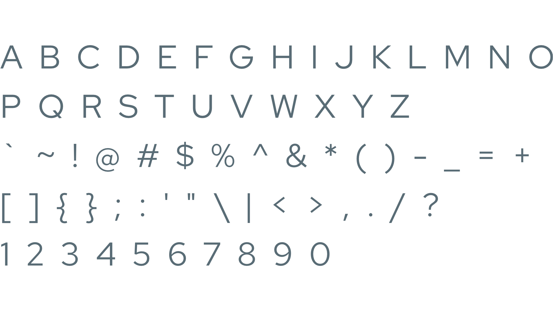 twenty-seven - Secondary Typeface