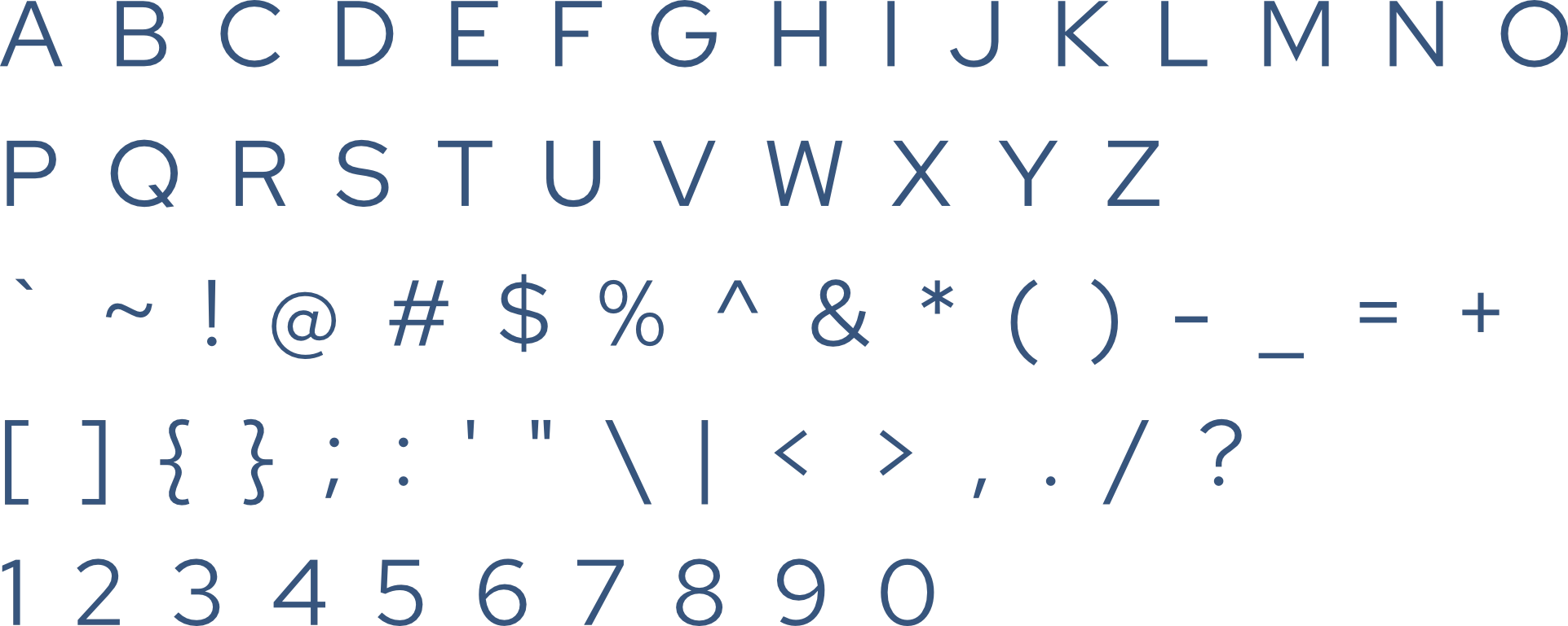 vitagistix - Secondary Typeface